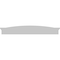 Ekena Millwork Eyebrow Architectural Grade PVC Pediment, 68"W x 10-1/2"H x 2-3/4"P PEDP068X105EYE00 - alternate 2